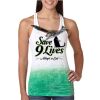  Next Level Ombre Burnout Racerback Tank Thumbnail