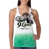  Next Level Ombre Burnout Racerback Tank Thumbnail
