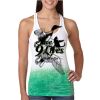  Next Level Ombre Burnout Racerback Tank Thumbnail