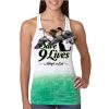  Next Level Ombre Burnout Racerback Tank Thumbnail