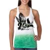  Next Level Ombre Burnout Racerback Tank Thumbnail