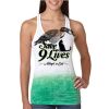  Next Level Ombre Burnout Racerback Tank Thumbnail