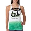  Next Level Ombre Burnout Racerback Tank Thumbnail