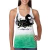  Next Level Ombre Burnout Racerback Tank Thumbnail
