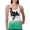  Next Level Ombre Burnout Racerback Tank Thumbnail