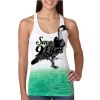  Next Level Ombre Burnout Racerback Tank Thumbnail