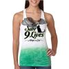  Next Level Ombre Burnout Racerback Tank Thumbnail