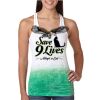  Next Level Ombre Burnout Racerback Tank Thumbnail