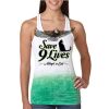  Next Level Ombre Burnout Racerback Tank Thumbnail