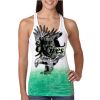  Next Level Ombre Burnout Racerback Tank Thumbnail