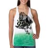  Next Level Ombre Burnout Racerback Tank Thumbnail