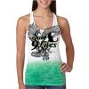  Next Level Ombre Burnout Racerback Tank Thumbnail