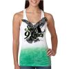 Next Level Ombre Burnout Racerback Tank Thumbnail