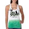  Next Level Ombre Burnout Racerback Tank Thumbnail