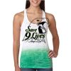  Next Level Ombre Burnout Racerback Tank Thumbnail