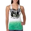  Next Level Ombre Burnout Racerback Tank Thumbnail