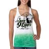  Next Level Ombre Burnout Racerback Tank Thumbnail