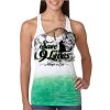  Next Level Ombre Burnout Racerback Tank Thumbnail
