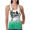  Next Level Ombre Burnout Racerback Tank Thumbnail