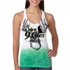  Next Level Ombre Burnout Racerback Tank Thumbnail