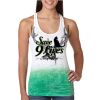  Next Level Ombre Burnout Racerback Tank Thumbnail