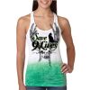  Next Level Ombre Burnout Racerback Tank Thumbnail