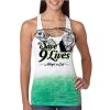  Next Level Ombre Burnout Racerback Tank Thumbnail