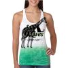  Next Level Ombre Burnout Racerback Tank Thumbnail