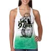  Next Level Ombre Burnout Racerback Tank Thumbnail