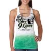  Next Level Ombre Burnout Racerback Tank Thumbnail