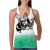  Next Level Ombre Burnout Racerback Tank Thumbnail