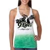  Next Level Ombre Burnout Racerback Tank Thumbnail