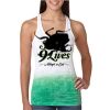  Next Level Ombre Burnout Racerback Tank Thumbnail
