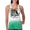  Next Level Ombre Burnout Racerback Tank Thumbnail