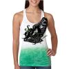  Next Level Ombre Burnout Racerback Tank Thumbnail