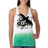  Next Level Ombre Burnout Racerback Tank Thumbnail