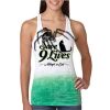 Next Level Ombre Burnout Racerback Tank Thumbnail