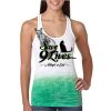  Next Level Ombre Burnout Racerback Tank Thumbnail