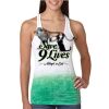  Next Level Ombre Burnout Racerback Tank Thumbnail