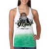  Next Level Ombre Burnout Racerback Tank Thumbnail