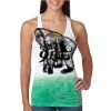  Next Level Ombre Burnout Racerback Tank Thumbnail