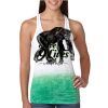  Next Level Ombre Burnout Racerback Tank Thumbnail