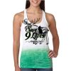  Next Level Ombre Burnout Racerback Tank Thumbnail