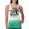  Next Level Ombre Burnout Racerback Tank Thumbnail