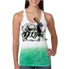  Next Level Ombre Burnout Racerback Tank Thumbnail
