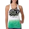  Next Level Ombre Burnout Racerback Tank Thumbnail