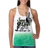  Next Level Ombre Burnout Racerback Tank Thumbnail