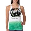  Next Level Ombre Burnout Racerback Tank Thumbnail