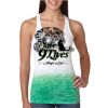  Next Level Ombre Burnout Racerback Tank Thumbnail