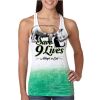  Next Level Ombre Burnout Racerback Tank Thumbnail